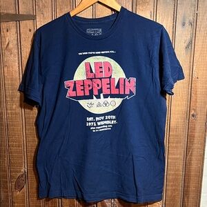 Led Zeppelin Navy Graphic T-Shirt